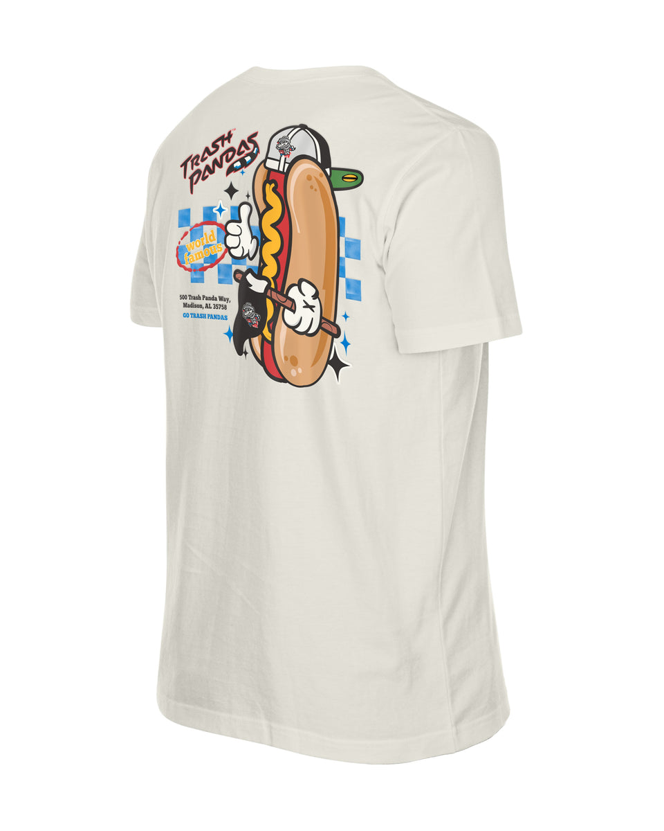 Rocket City Trash Pandas New Era Hotdog T-Shirt – Rocket City
