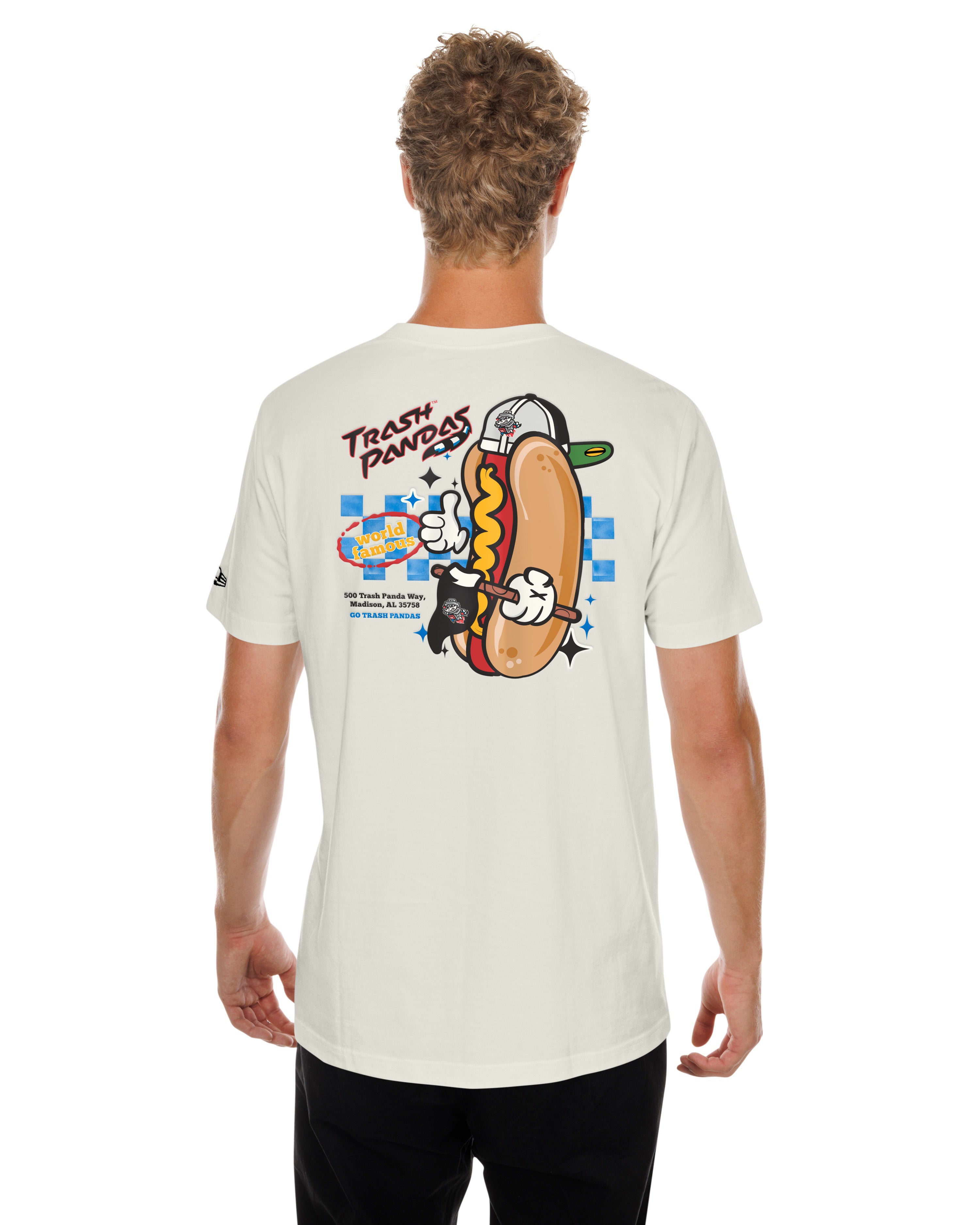 Rocket City Trash Pandas New Era Hotdog T-Shirt – Rocket City