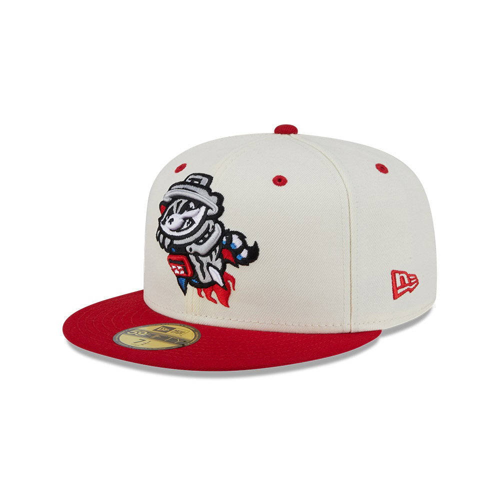 59-50 Cream W/Red Primary Cap - Main Image