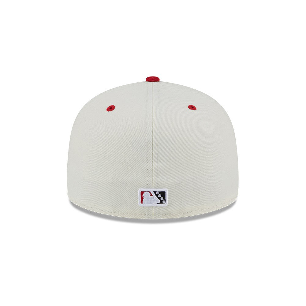 59-50 Cream W/Red Primary Cap – Rocket City Trash Pandas Official