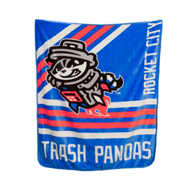 Rocket City Trash Pandas Raschel Throw – Rocket City Trash Pandas