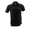 UA Men's Black/Red Tipped RC Tail Polo