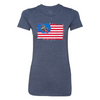 Ladies Navy Flag T-shirt