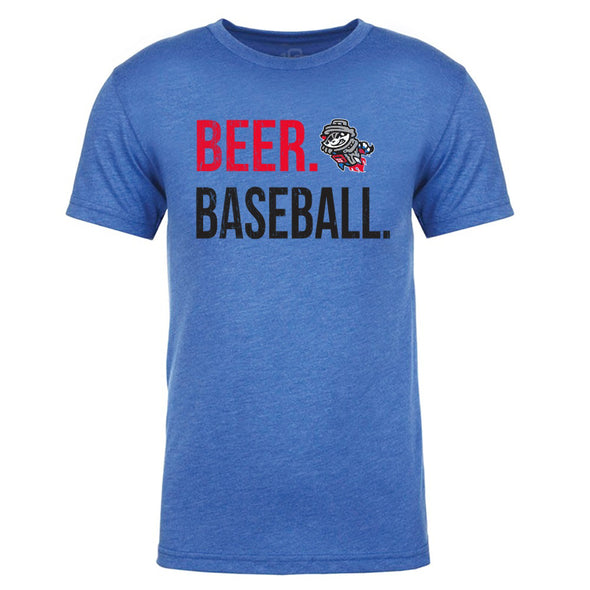 Adult Royal Beer Baseball T-shirt