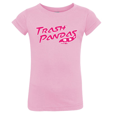 Toddler Tonal Trash Pandas Pink T-shirt