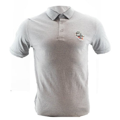Steel Heather Charged Cotton Polo Primary