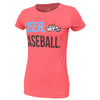 Women's Red Beer Baseball T-shirt