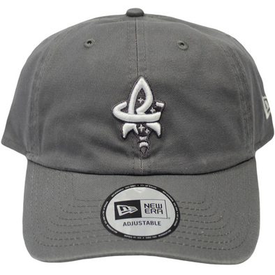 New Era 9-20 Adjustable Dk Grey w/ White RC Tail Classic Twill Cap