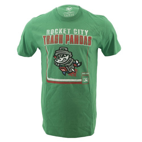 Rocket City Trash Pandas Merch A Borderline Green Franklin T Shirt