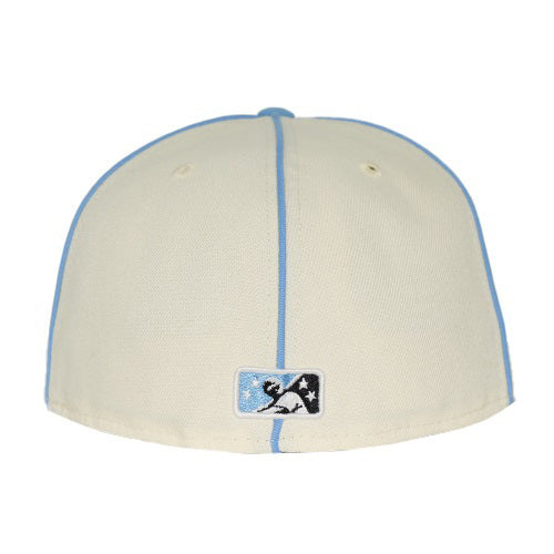 59-50 Cream w/Baby Blue RC Tail Cap 7 3/8