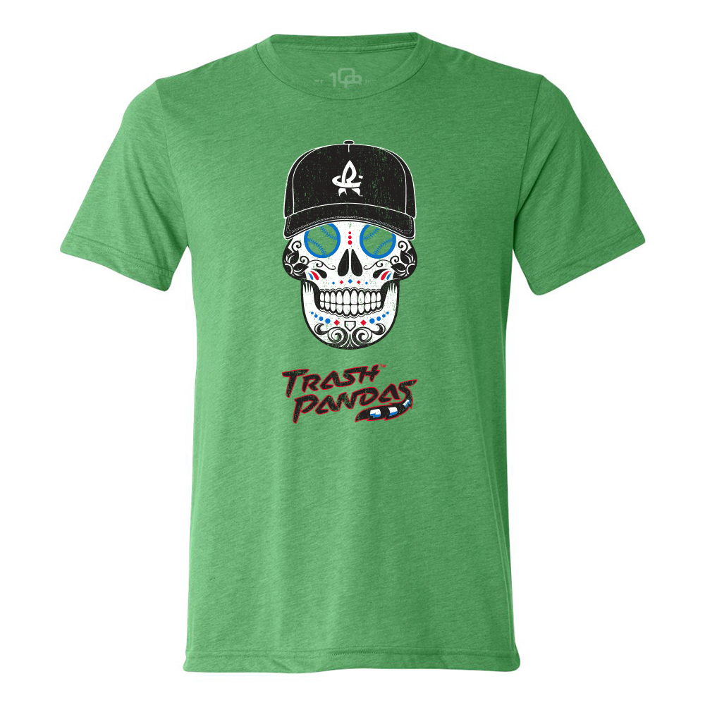 Green online skeleton shirt