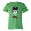 Mens Envy Green Sugar Skull T-shirt