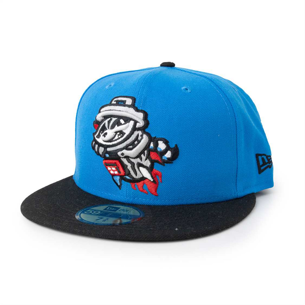 Rocket City Trash Pandas New Era 59FIFTY Snapshot Blue w/ Black