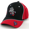 Youth Flex-Fit Stines Black/Red Primary Cap