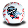 Red/White Primary Logo Softee Baseball