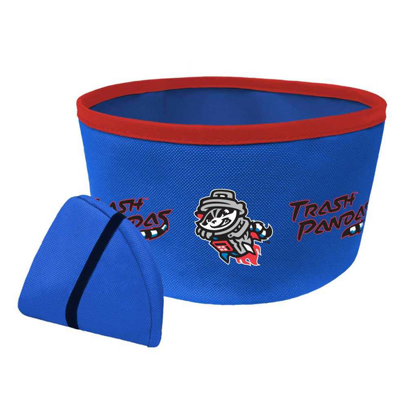 Folding/Collapsible Travel Dog Bowl with the Primary Logo